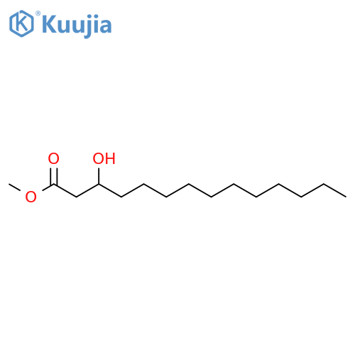 3-Hydroxy Myristic Acid Methyl Ester structure