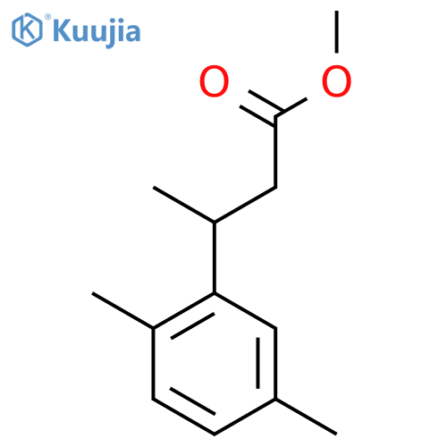 Methyl 3-(2,5-dimethylphenyl)butanoate structure