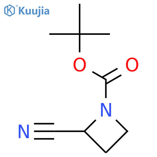 tert-butyl (2S)-2-cyanoazetidine-1-carboxylate structure