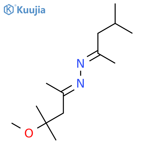 2-PENTANONE, 4-METHOXY-4-METHYL-, (1,3-DIMETHYLBUTYLIDENE)HYDRAZONE structure