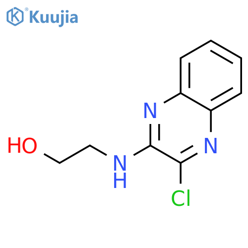 2-(3-Chloroquinoxalin-2-yl)aminoethan-1-ol structure