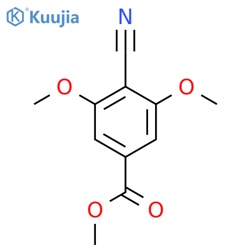 Methyl 4-cyano-3,5-dimethoxybenzoate structure