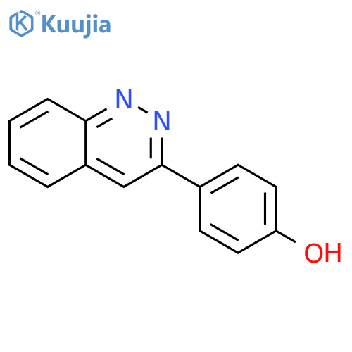 4-(3-cinnolinyl)-Phenol structure
