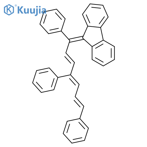9H-Fluorene,9-(1,4,7-triphenyl-2,4,6-heptatrien-1-ylidene)- structure