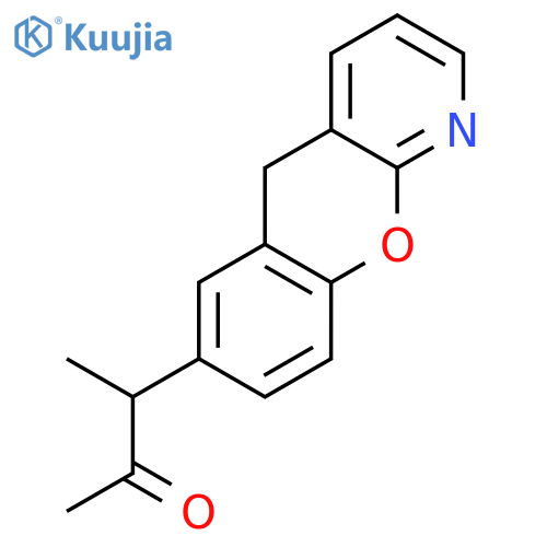 2-BUTANONE, 3-(5H-[1]BENZOPYRANO[2,3-B]PYRIDIN-7-YL)- structure