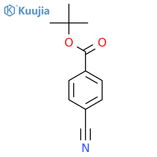 tert-butyl 4-cyanobenzoate structure