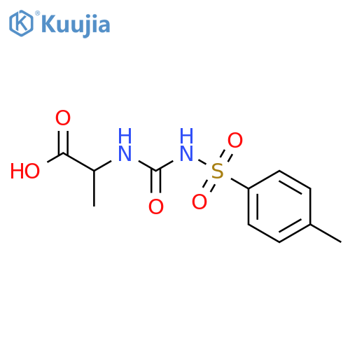 N-{[(4-methylphenyl)sulfonyl]carbamoyl}alanine structure