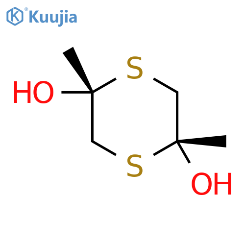 2,5-Dihydroxy-2,5-dimethyl-1,4-dithiane structure