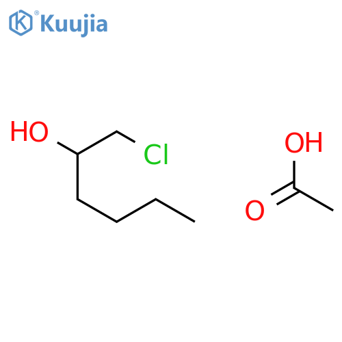 2-Hexanol, 1-chloro-, acetate structure