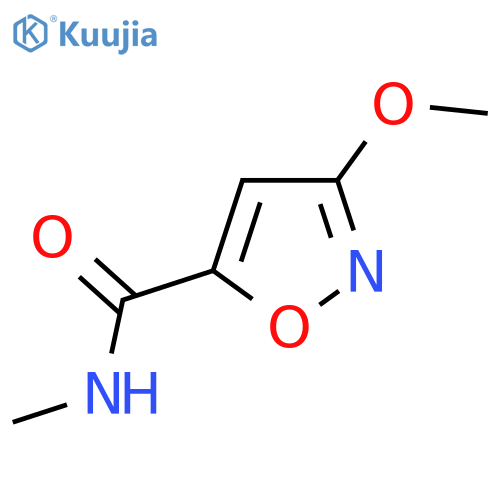 3-Methoxy-N-methylisoxazole-5-carboxamide structure