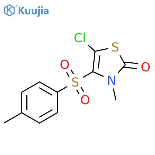 2(3H)-Thiazolone, 5-chloro-3-methyl-4-[(4-methylphenyl)sulfonyl]- structure