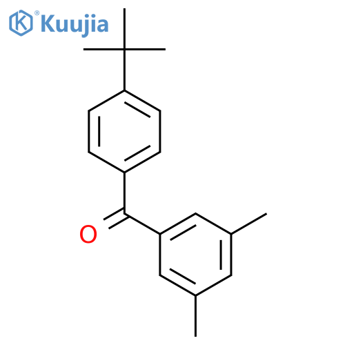 4-tert-Butyl-3',5'-dimethylbenzophenone structure
