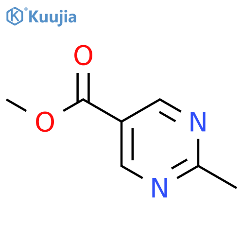 5-Pyrimidinecarboxylic acid, 2-methyl-, methyl ester (7CI,8CI,9CI) structure