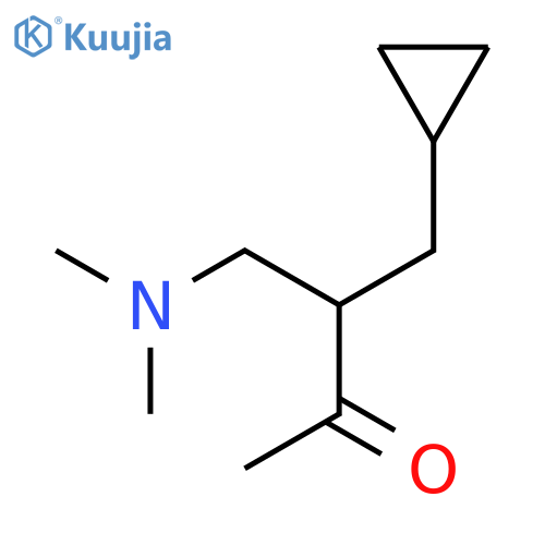 2-BUTANONE, 4-CYCLOPROPYL-3-[(DIMETHYLAMINO)METHYL]- structure