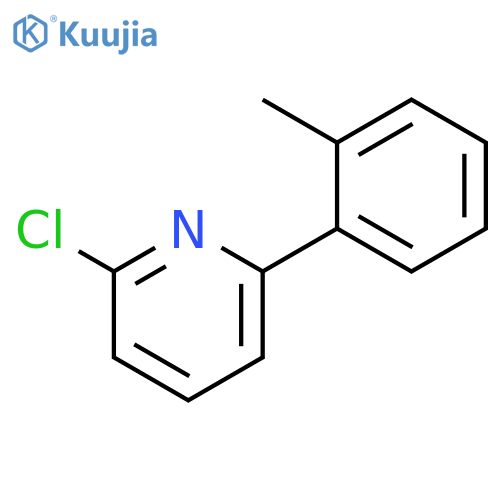 Pyridine, 2-chloro-6-(2-methylphenyl)- structure
