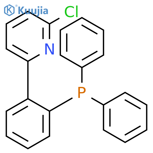 PYRIDINE, 2-CHLORO-6-[2-(DIPHENYLPHOSPHINO)PHENYL]- structure