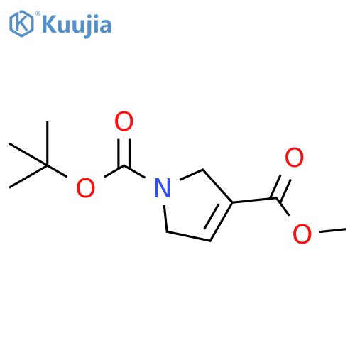 1-(tert-Butyl) 3-methyl 2,5-dihydro-1H-pyrrole-1,3-dicarboxylate structure