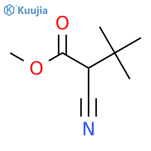Methyl 2-cyano-3,3-dimethylbutanoate structure