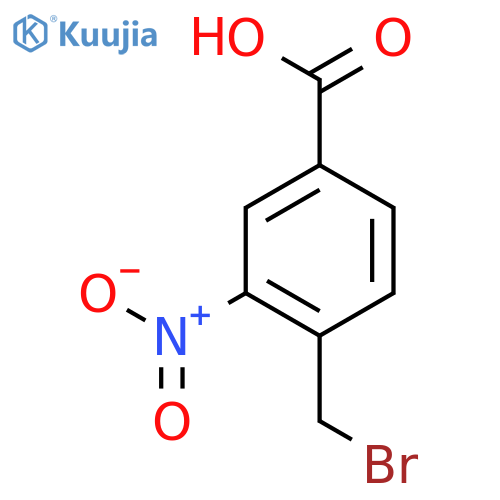4-(Bromomethyl)-3-nitrobenzoic acid structure