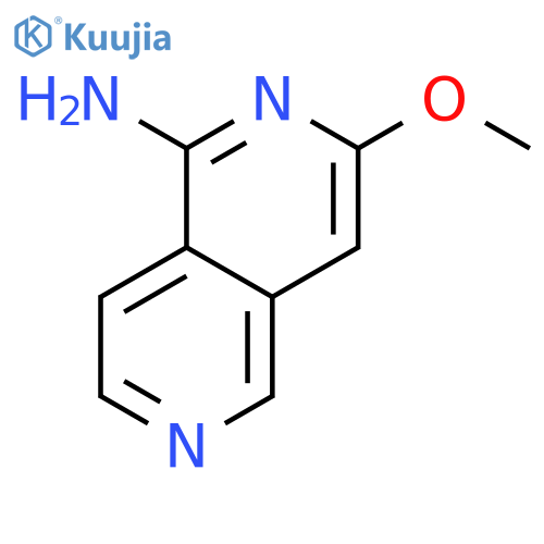3-methoxy-2,6-Naphthyridin-1-amine structure