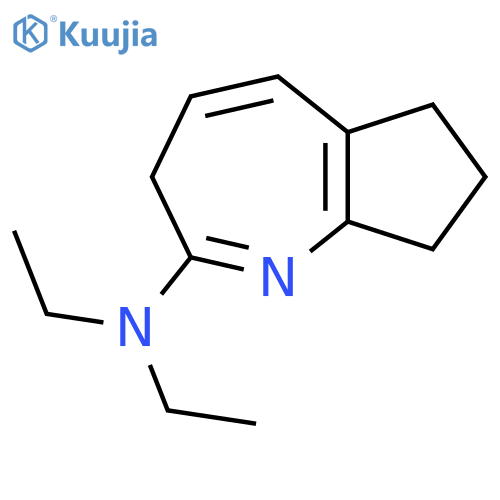 Cyclopent[b]azepin-2-amine, N,N-diethyl-3,6,7,8-tetrahydro- structure
