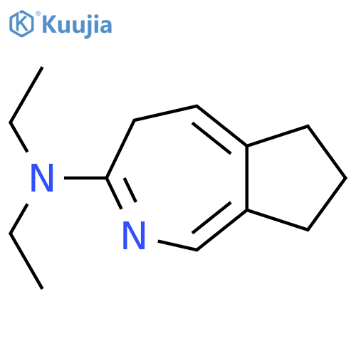 Cyclopent[c]azepin-3-amine, N,N-diethyl-4,6,7,8-tetrahydro- structure
