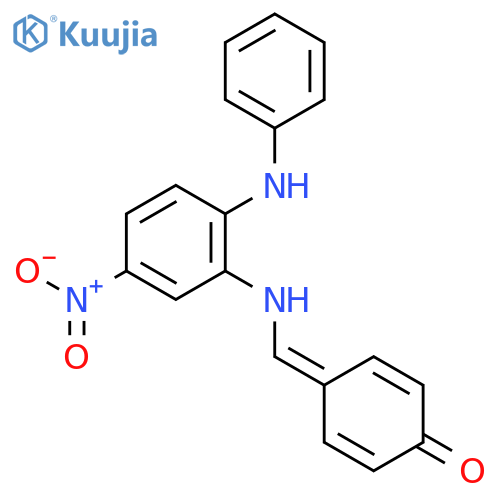4-[(2-anilino-5-nitroanilino)methylidene]cyclohexa-2,5-dien-1-one structure