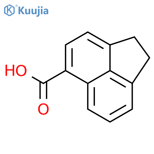 1,2-Dihydroacenaphthylene-5-carboxylic acid structure