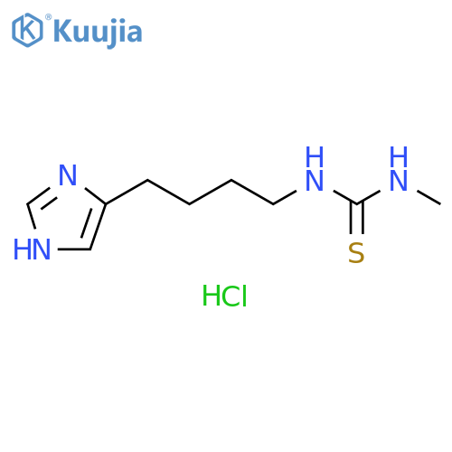 Thiourea, N-[4-(1H-imidazol-4-yl)butyl]-N'-methyl-, monohydrochloride structure
