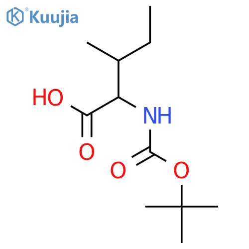 N-Boc-D-isoleucine structure