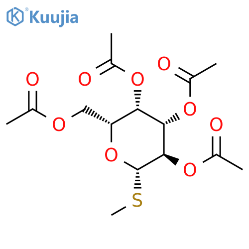 Methyl 2,3,4,6-tetra-O-acetyl-b-D-thiogalactopyranoside structure