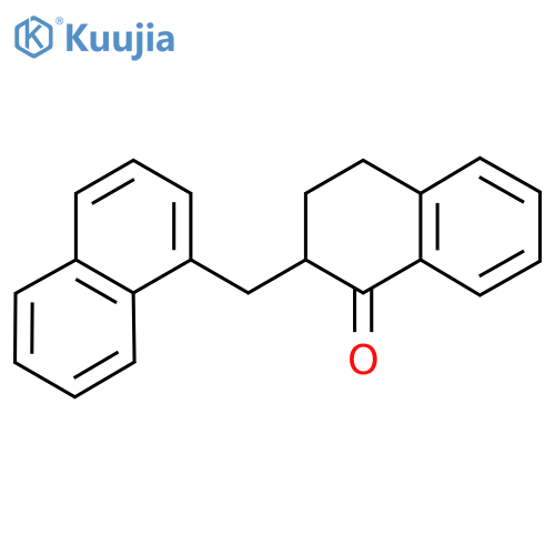 1(2H)-Naphthalenone, 3,4-dihydro-2-(1-naphthalenylmethyl)- structure