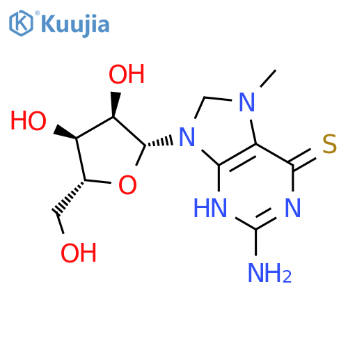 7-Methyl-6-thioguanosine structure