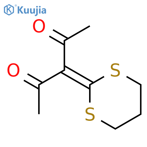 3-(1,3-Dithian-2-ylidene)pentane-2,4-dione structure