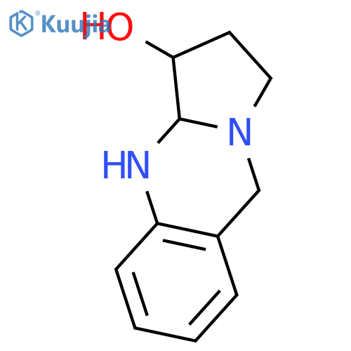 Pyrrolo[2,1-b]quinazolin-3-ol, 1,2,3,3a,4,9-hexahydro- structure