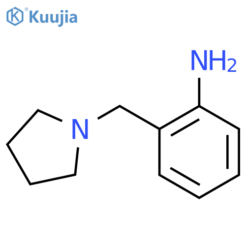 2-(Pyrrolidin-1-ylmethyl)aniline structure