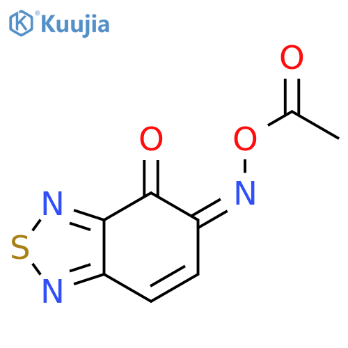2,1,3-Benzothiadiazole-4,5-dione, 5-(O-acetyloxime), (5Z)- structure