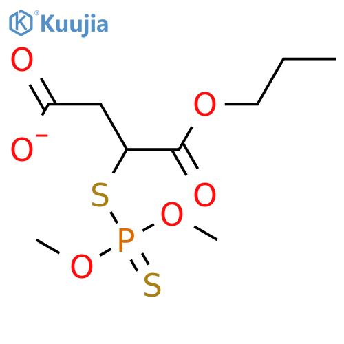 Butanedioic acid, [(dimethoxyphosphinothioyl)thio]-, 1-propyl ester structure