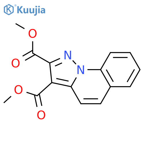 Pyrazolo[1,5-a]quinoline-2,3-dicarboxylic acid, dimethyl ester structure