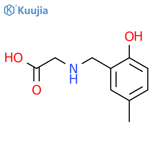 Glycine, N-[(2-hydroxy-5-methylphenyl)methyl]- structure