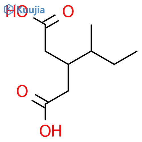 3-(butan-2-yl)pentanedioic acid structure
