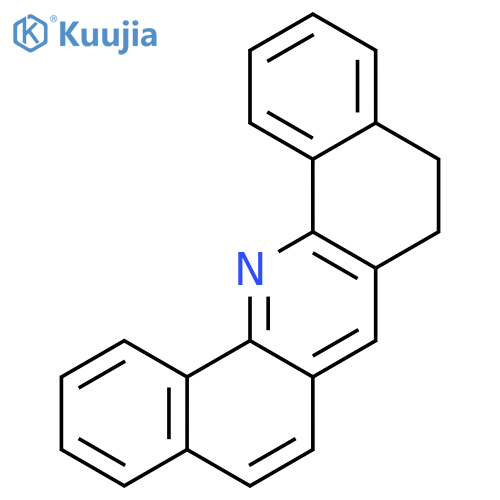 Dibenz[c,h]acridine, 5,6-dihydro- structure