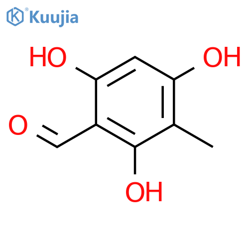 2,4,6-Trihydroxy-3-methylbenzaldehyde structure
