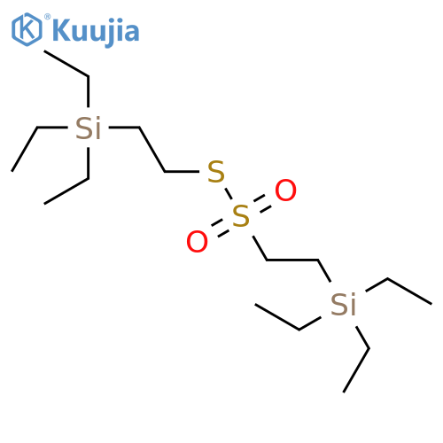 S-[2-(triethylsilyl)ethyl] 2-(triethylsilyl)ethanesulfonothioate structure