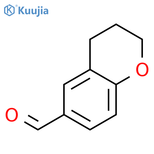 3,4-dihydro-2H-1-benzopyran-6-carbaldehyde structure