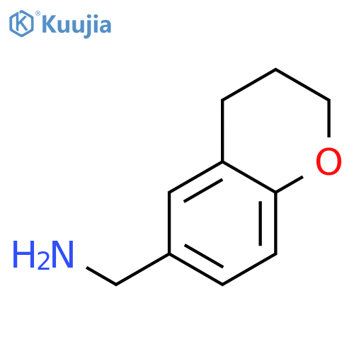 (3,4-dihydro-2H-chromen-6-ylmethyl)amine hydrochloride structure