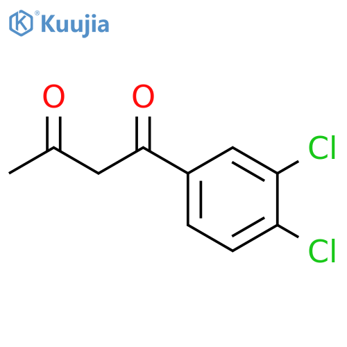 1-(3,4-dichlorophenyl)butane-1,3-dione structure
