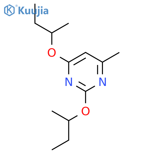 2,4-di-sec-butoxy-6-methyl-pyrimidine structure