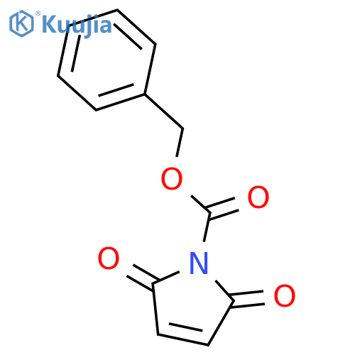 1H-Pyrrole-1-carboxylicacid, 2,5-dihydro-2,5-dioxo-, phenylmethyl ester structure