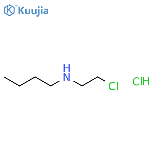 1-Butanamine, N-(2-chloroethyl)-, hydrochloride structure